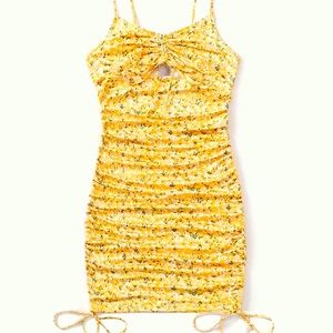 Floral bodycon dress